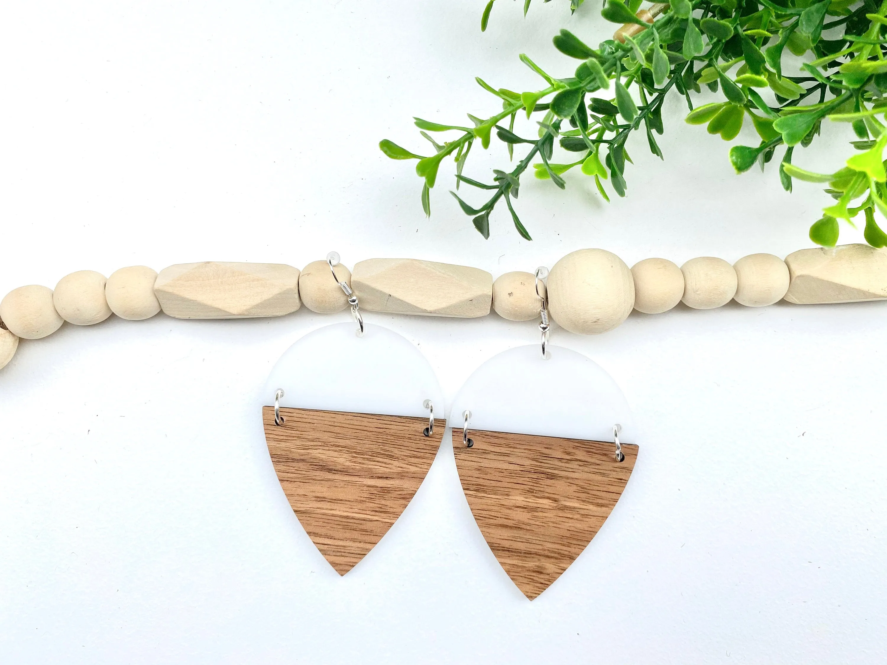 Minimalist Jewelry, Acrylic Earrings, Teardrop Earring, Casual Style, Boho, Teacher Appreciation Gift