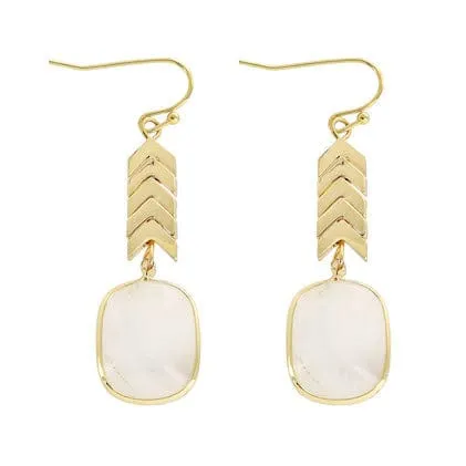 Nolly Howlite Earrings