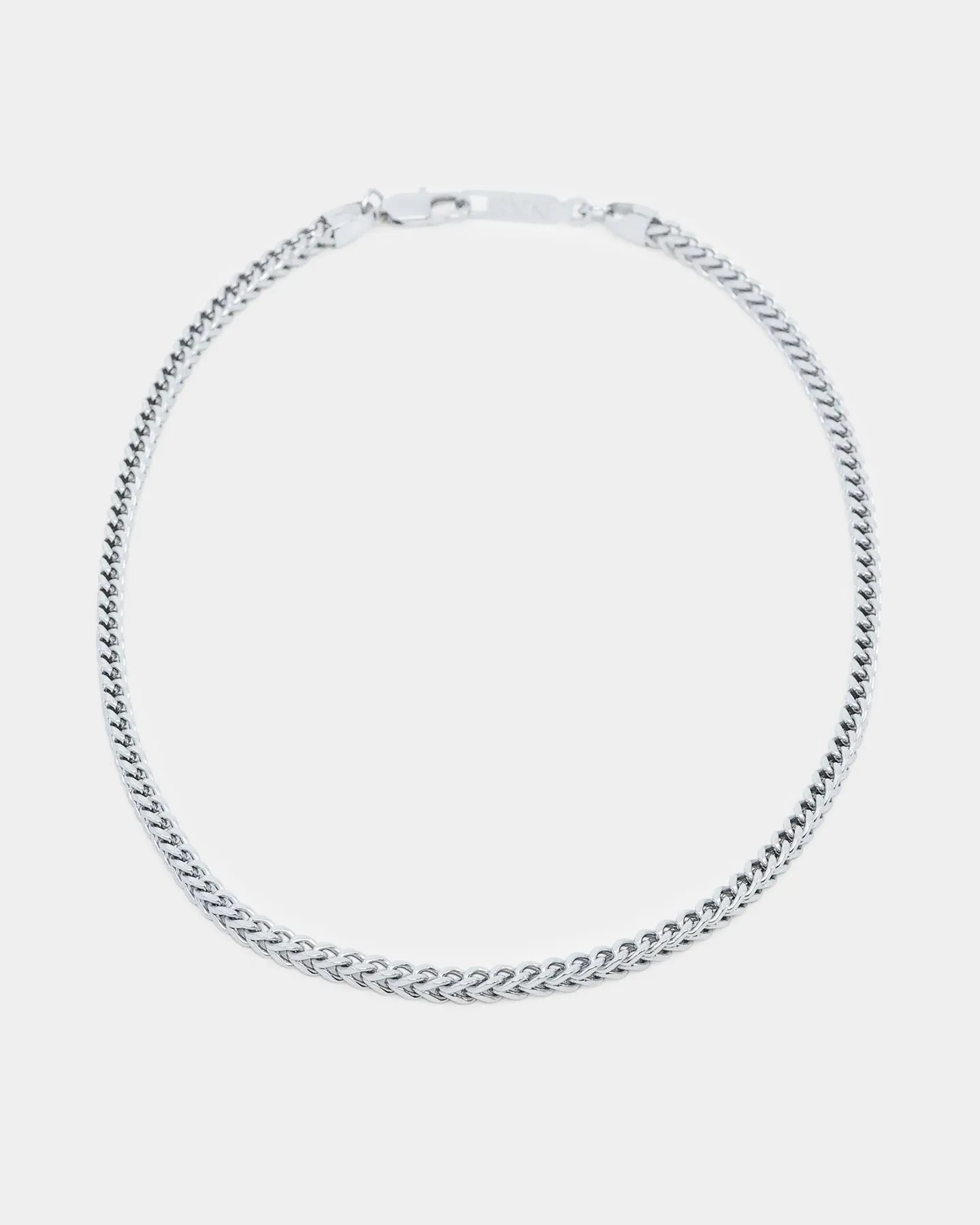 NXS 4mm Franco Chain White Gold