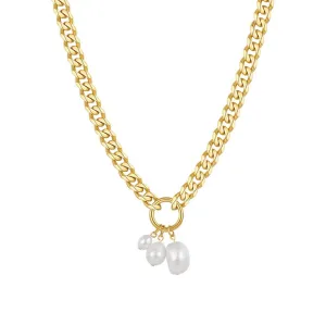 Oval Pearl Necklace