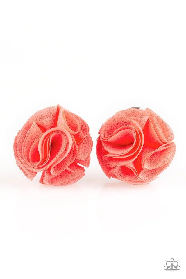 Paparazzi Hair Accessories ~ Last BUD Not Least - Orange