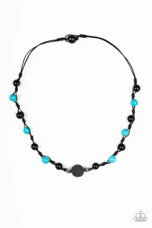 Paparazzi Necklace ~ Desert Guide - Blue