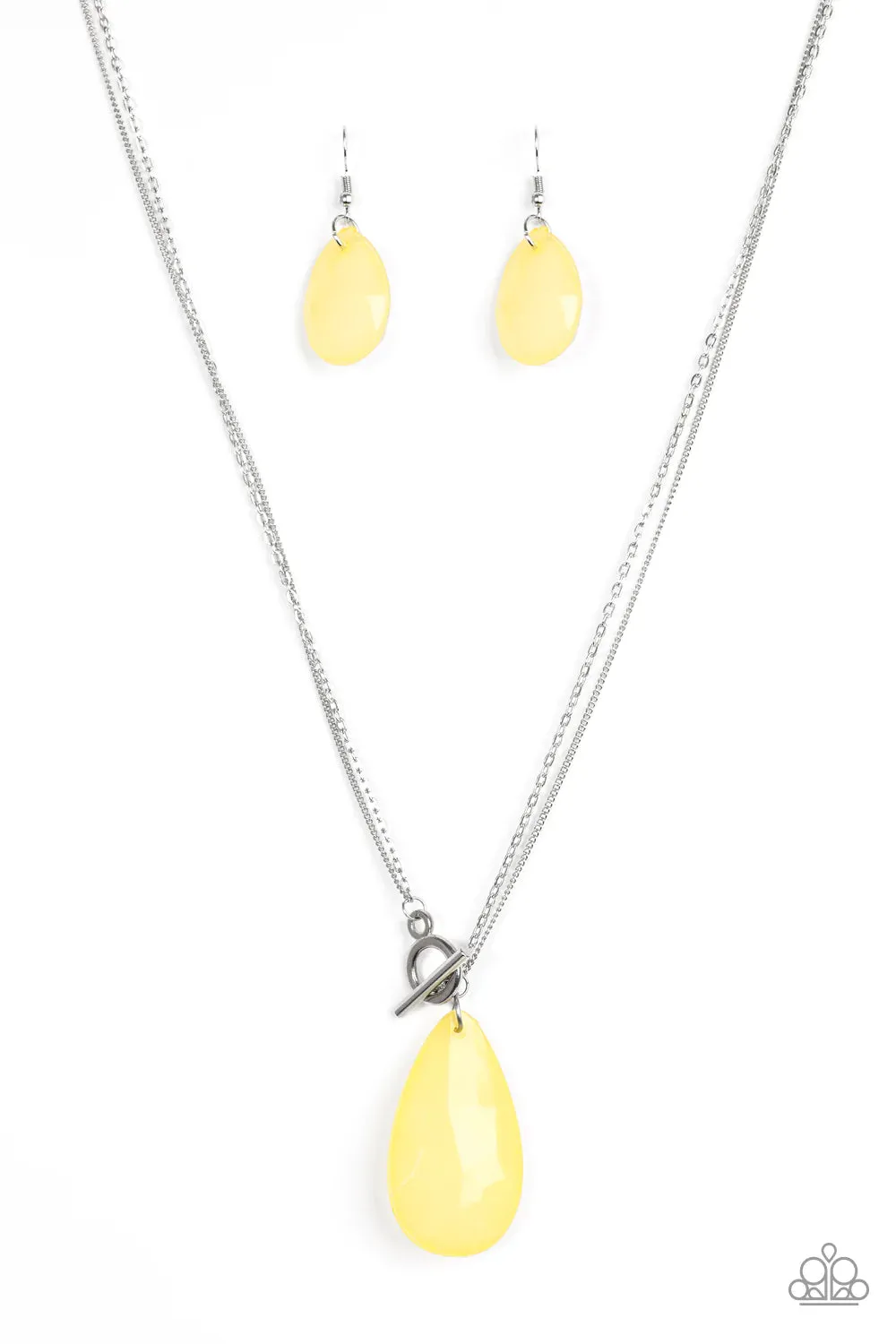 Paparazzi Necklace ~ Spring Storm - Yellow