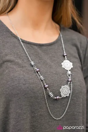 Paparazzi Necklace ~ Tis The Season For Believing - Purple