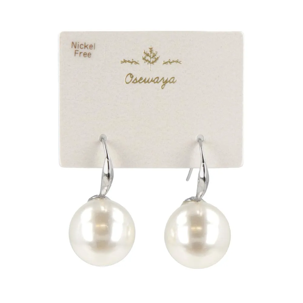 Pearl Hoop Earrings