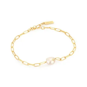 Pearl Power - Pearl Sparkle Chunky Chain Bracelet - 2 colours