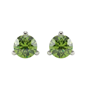 Peridot Stud Earrings