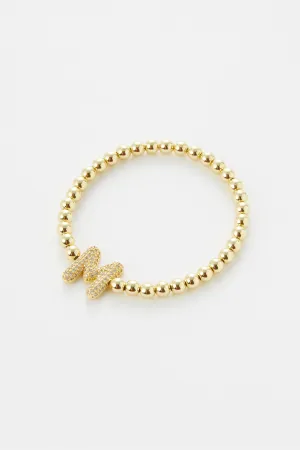 Polly Bubble Initial Bracelet