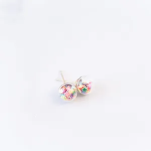 Rainbow | Mini Star Confetti Stud Earrings