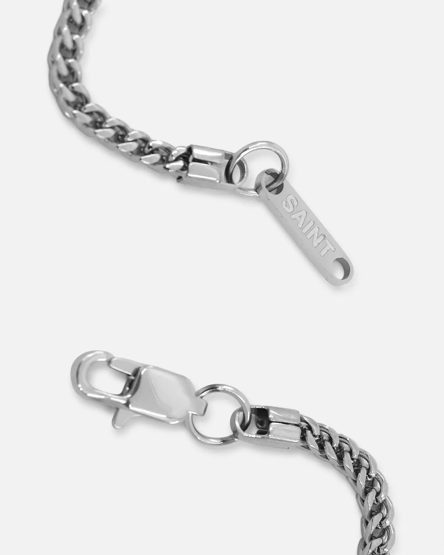 Saint Morta 2.5mm Franco Chain White Gold