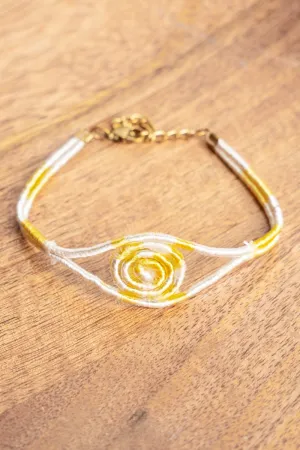 SALE! Sunshine Swirl Thread Wrap Bracelet