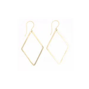 Shape Earrings: Thin Diamond