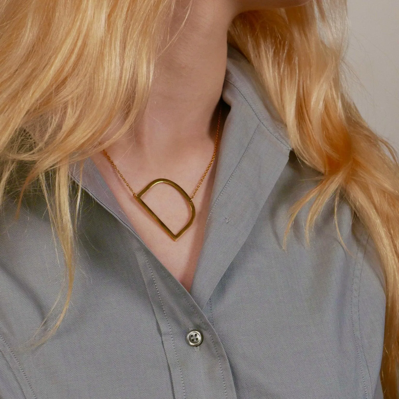 Sideway Alphabet Necklace