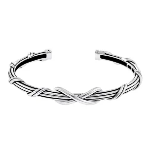 Signature Classic Infinity Cuff in sterling silver