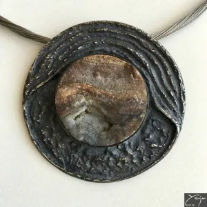 Silver & Chalcedony Pendant No.3