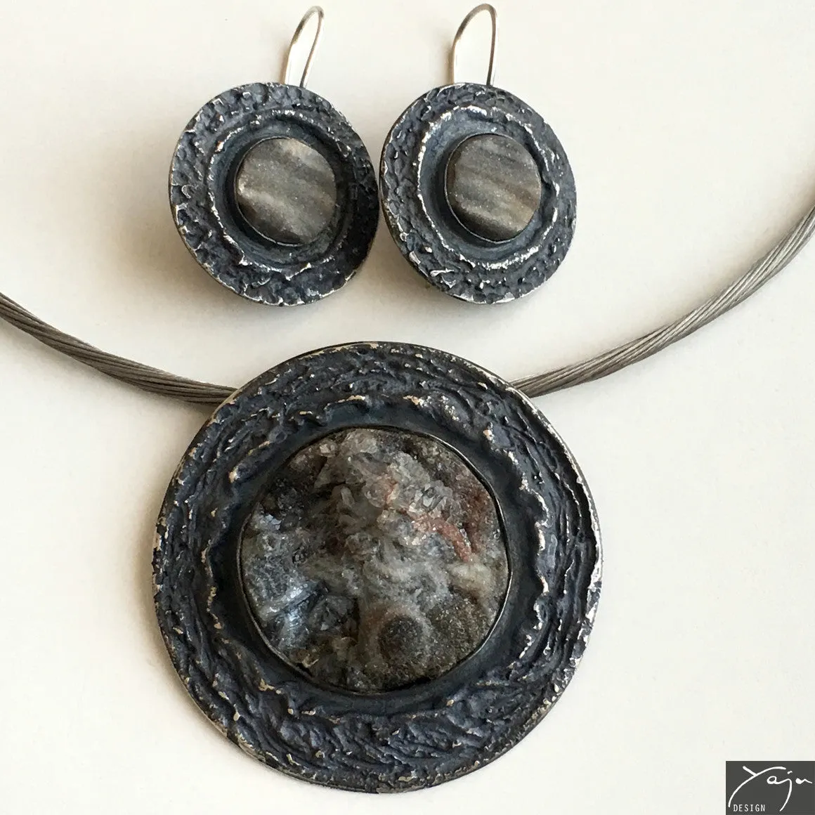 Silver & Chalcedony - Set No.2