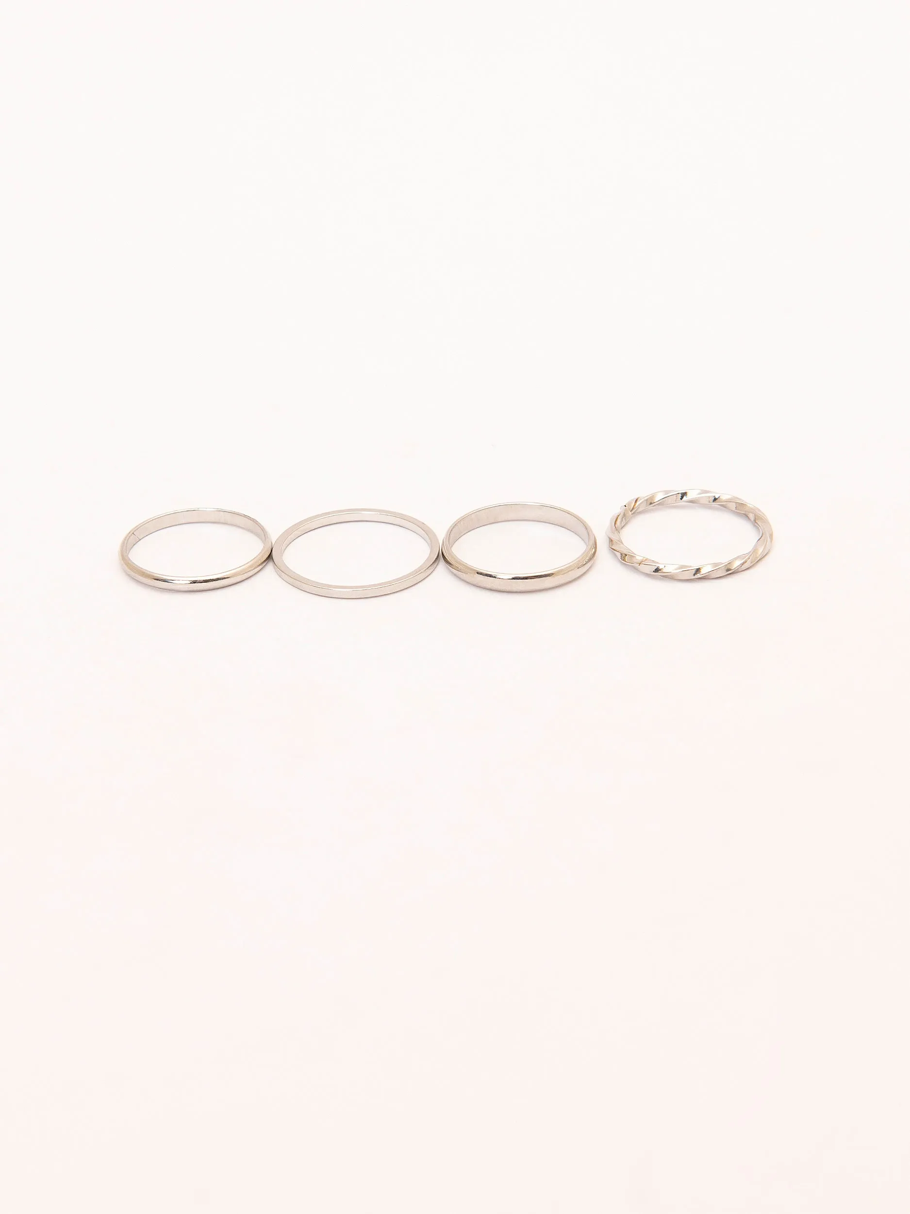 Silver Ring Set