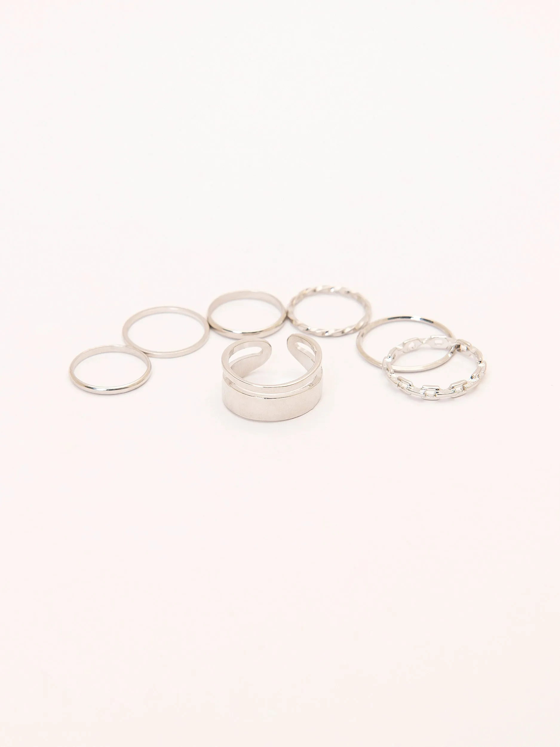 Silver Ring Set