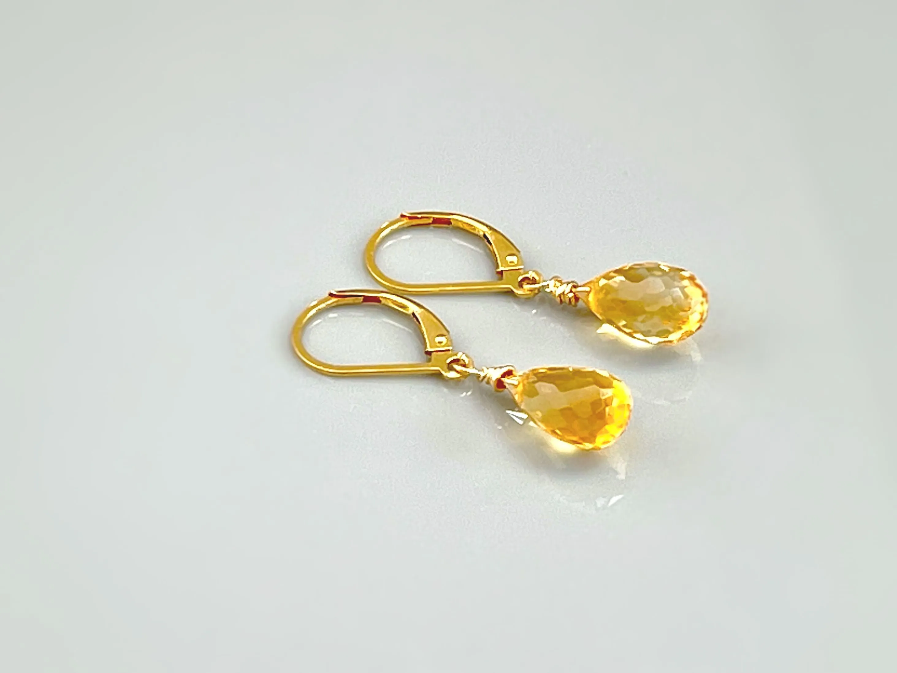 Sparkling Citrine Earrings