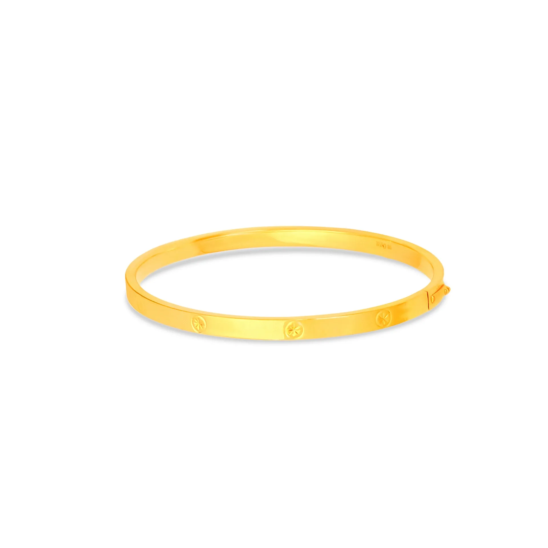 TAKA Jewellery 999 Pure Gold 5G Bangle