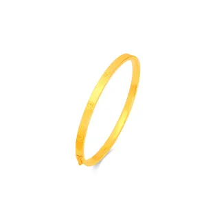 TAKA Jewellery 999 Pure Gold 5G Bangle