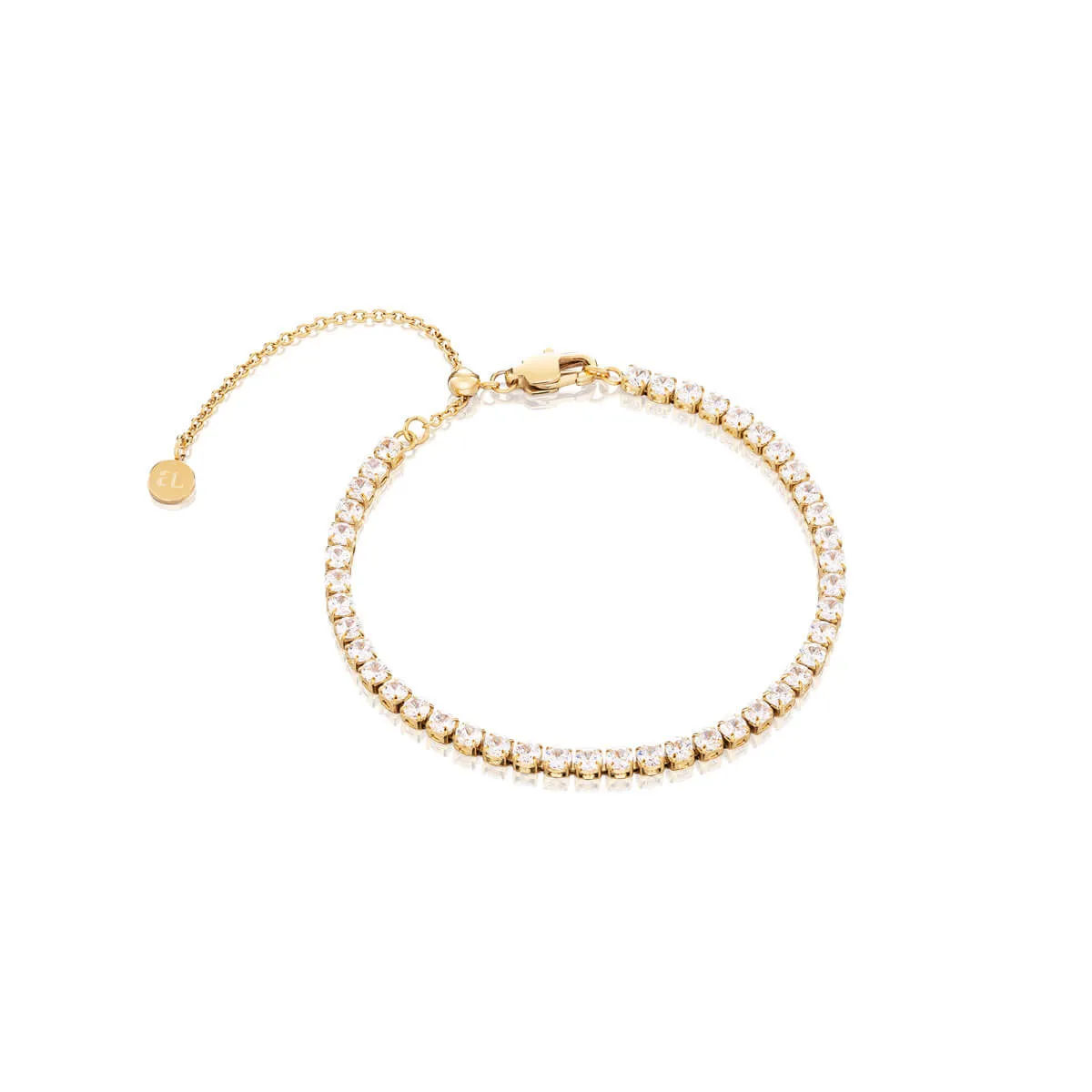 Tennis Bracelet (Gold)