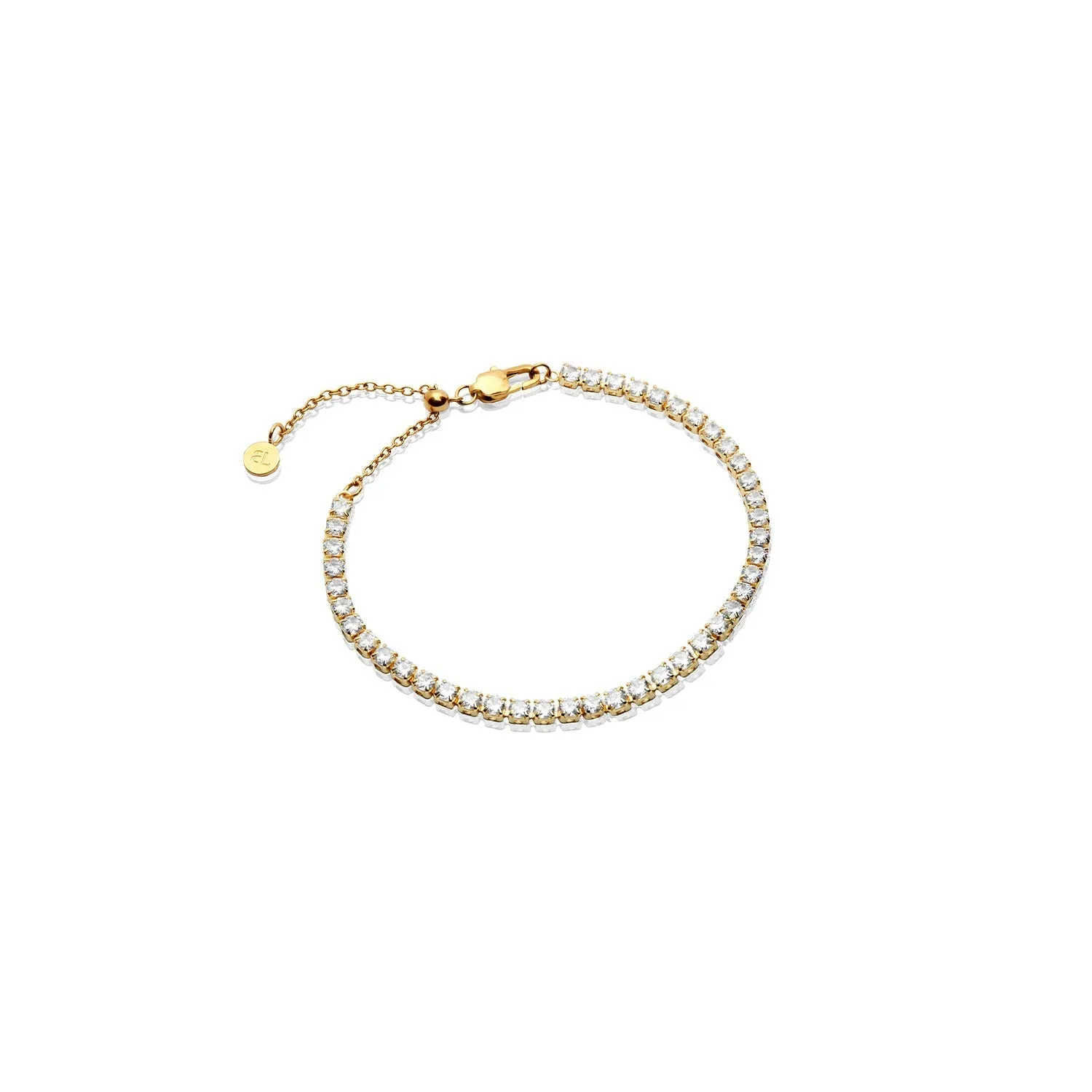 Tennis Bracelet (Gold)